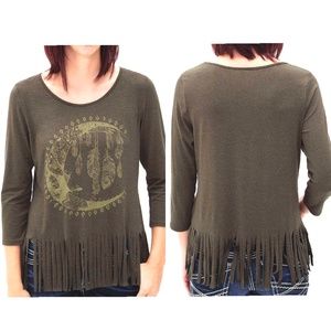 Buckle Daytrip Fringe Tee